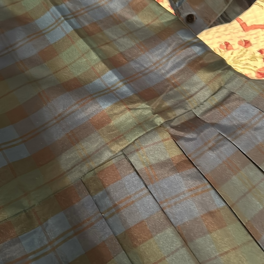 Tuckernuck blackwatch plaid pleated dropwaste dress NEW - Picture 8 of 12